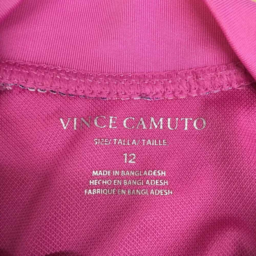 Vince Camuto Girls Long Sleeve One Piece Swimsuit Tropical Palm Print‎ Size 12